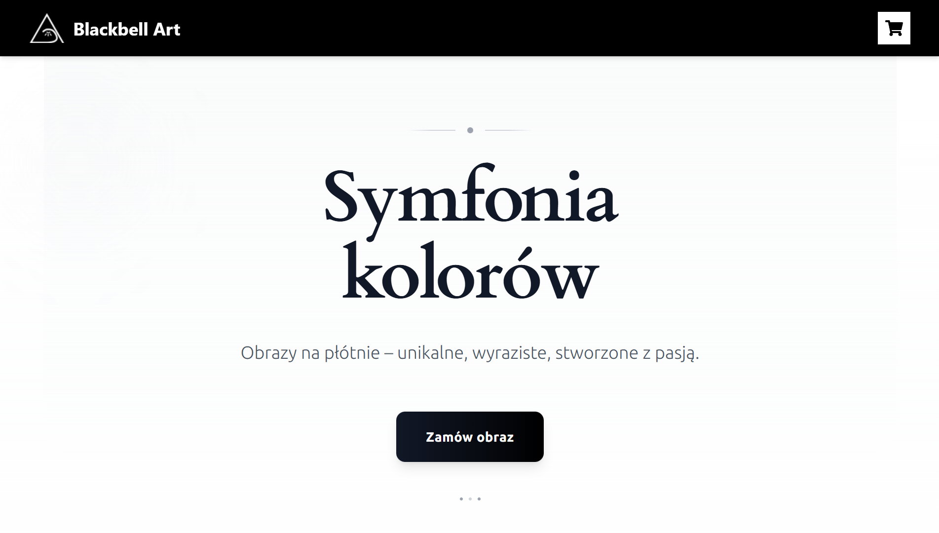 Blackbell Studio - strona główna sklepu z obrazami na płótnie