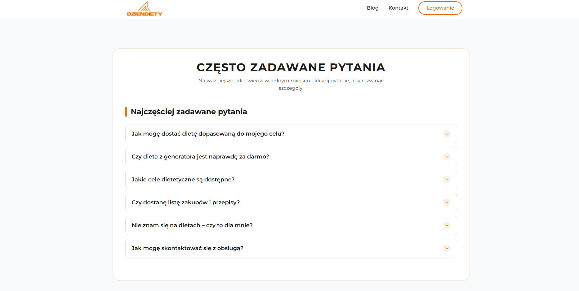 FAQ dieta odchudzająca - najczęstsze pytania i odpowiedzi