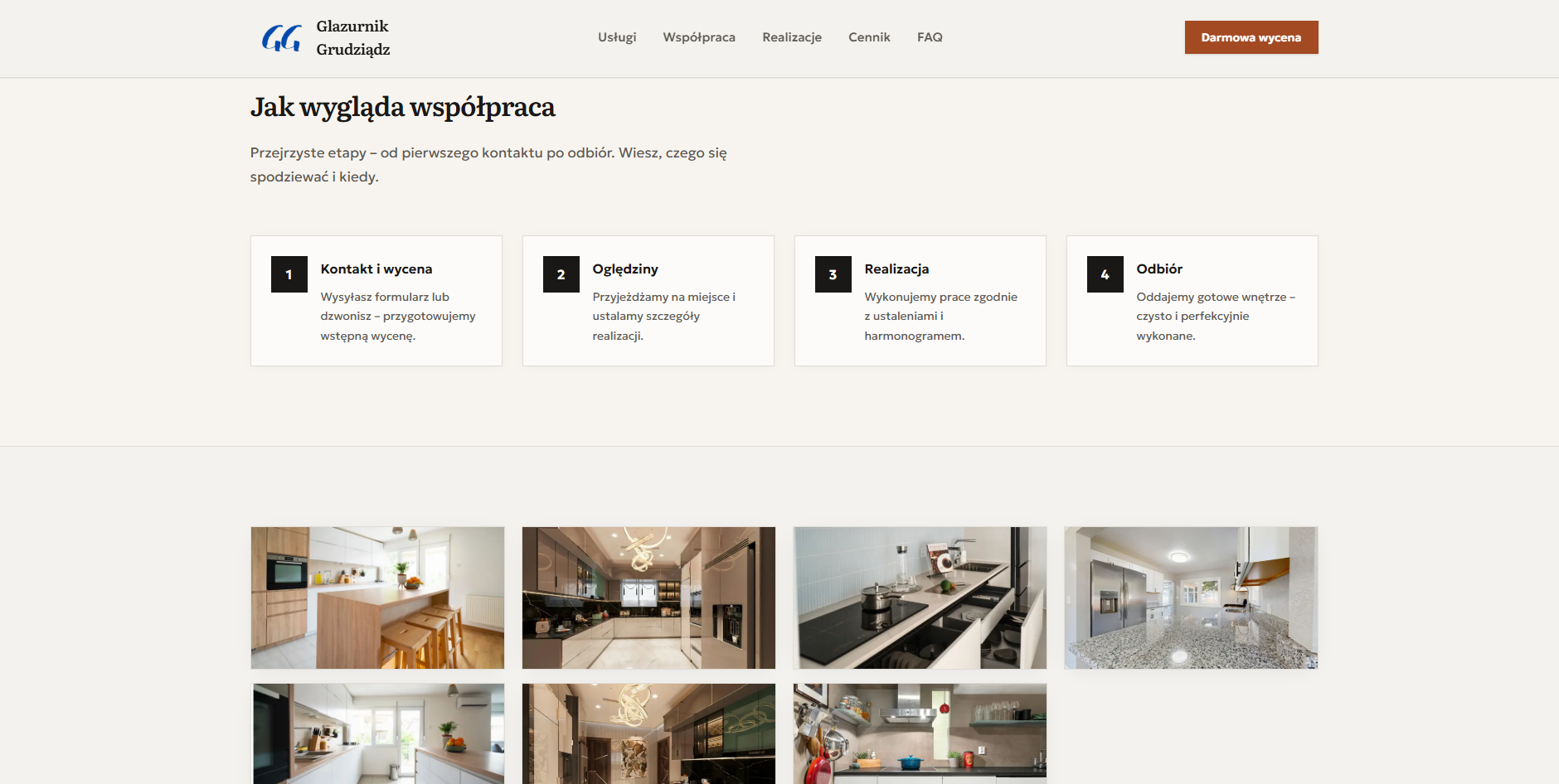 Remont łazienki Grudziądz - sekcja współpracy i procesu realizacji