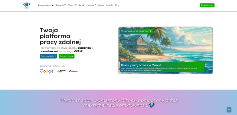 Nowoczesny interfejs strony www — projekt UX/UI i warstwa wizualna
