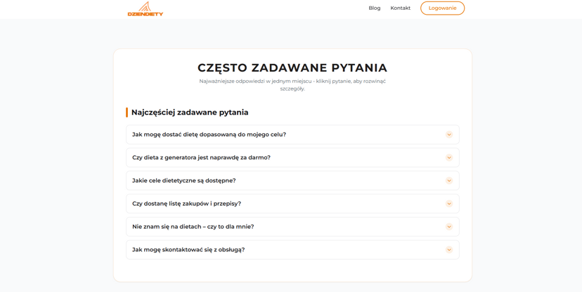 Rozwój treści SEO i sekcji odpowiadających na pytania użytkowników