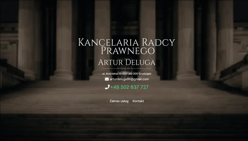 Strona internetowa wizytówka kancelarii prawniczej